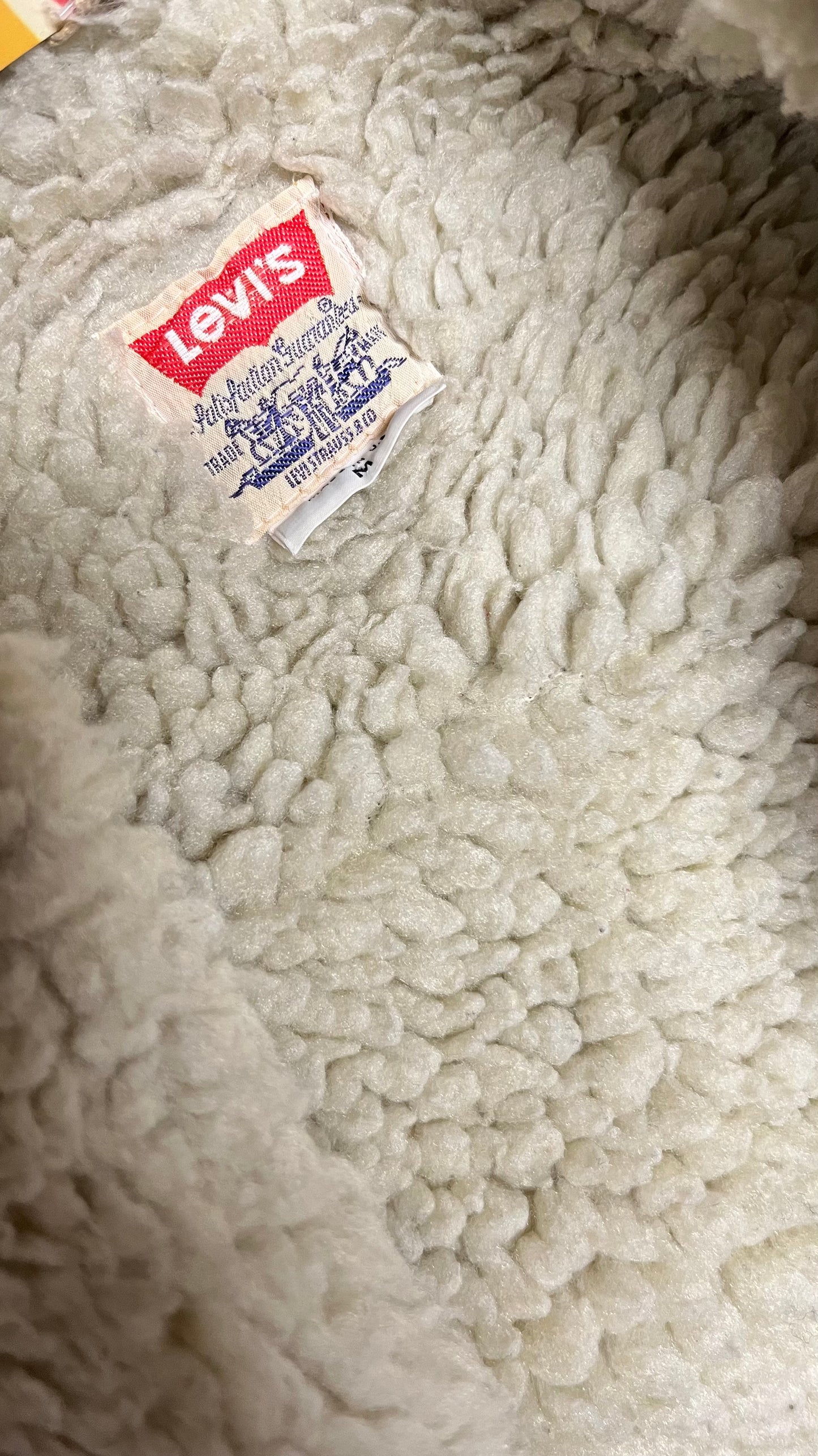 Giacca Sherpa Trucker Levi’s anni ‘80