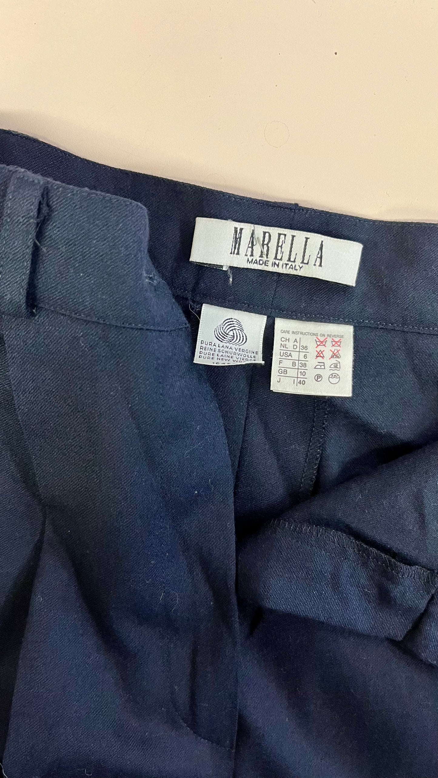 Pantaloni Marella in lana