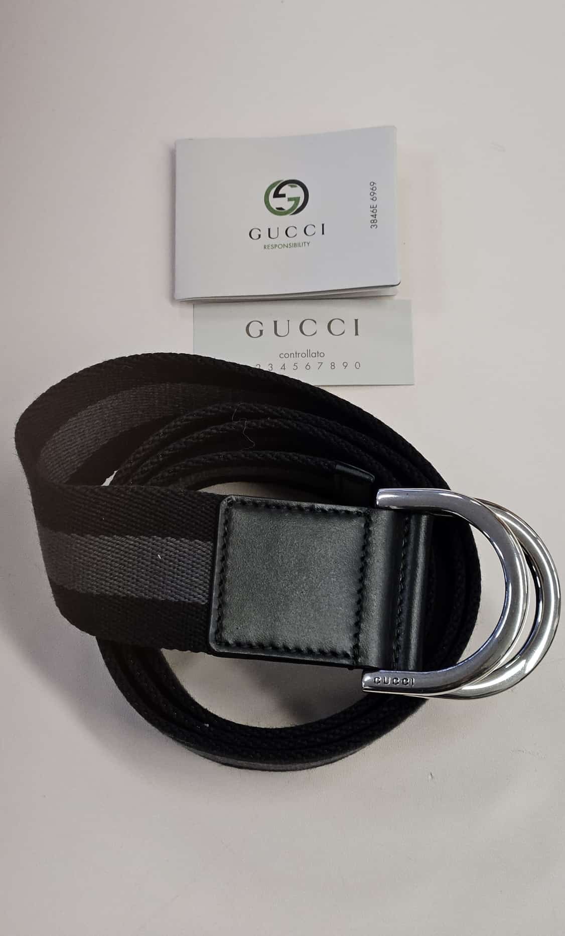 Cintura Gucci in tela