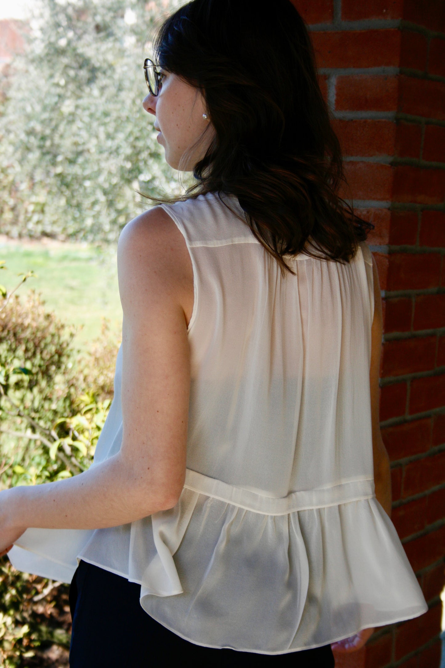 Blusa trasparente