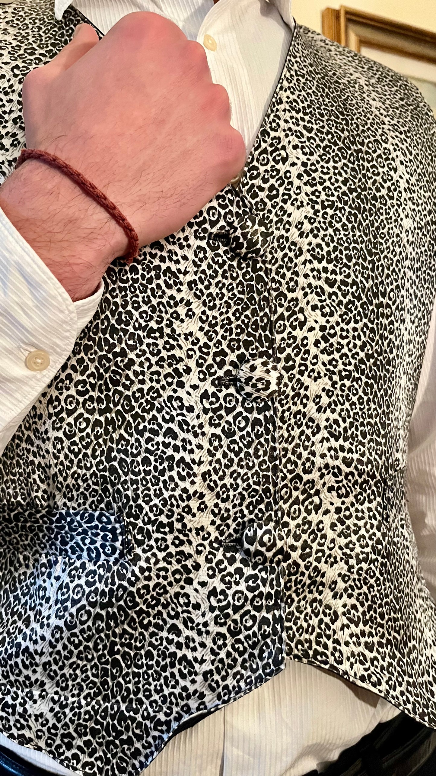 Gilet leopardato