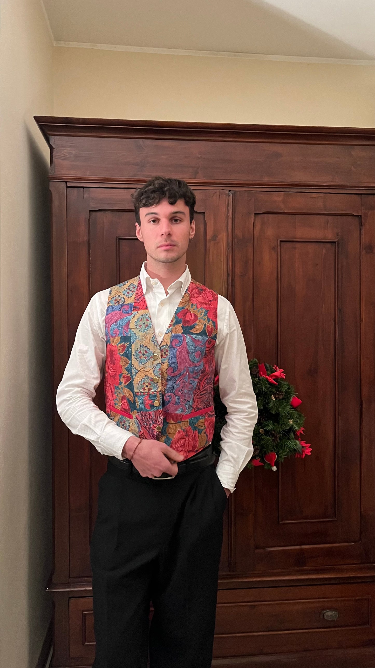 Gilet vintage reversibile