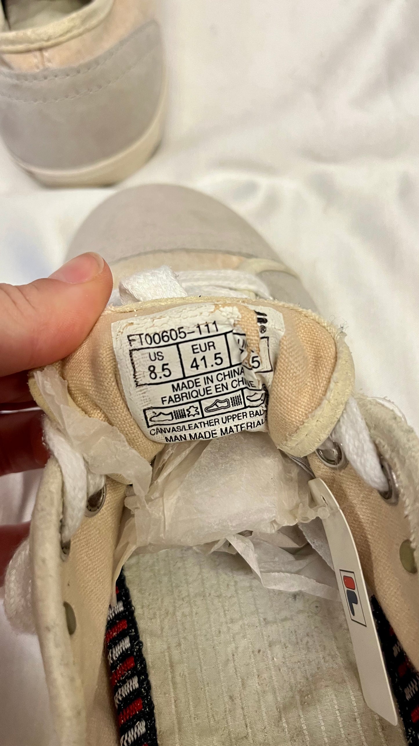 Sneakers Fila scamosciate