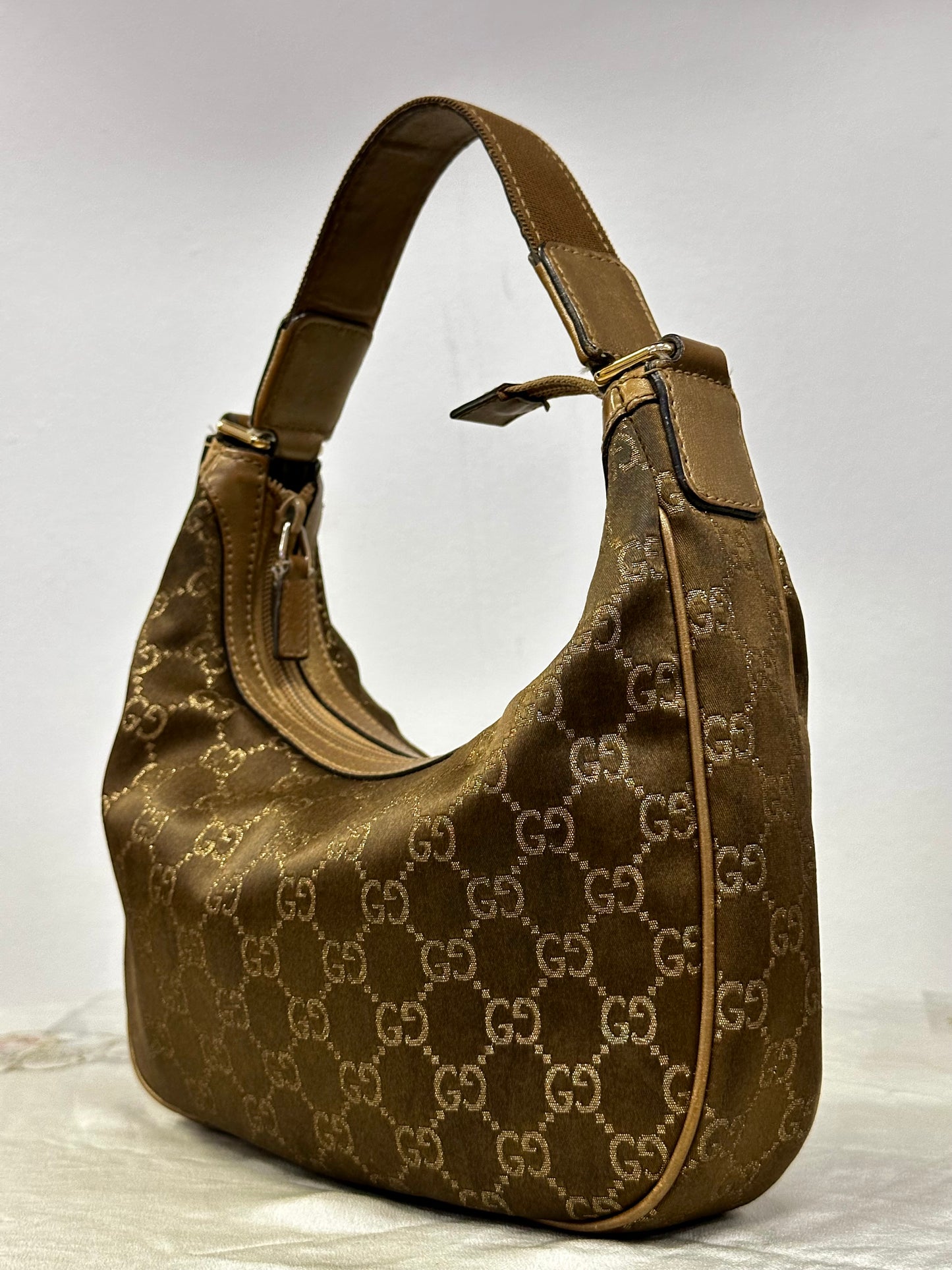 Gucci GG Monogram Hobo Bag