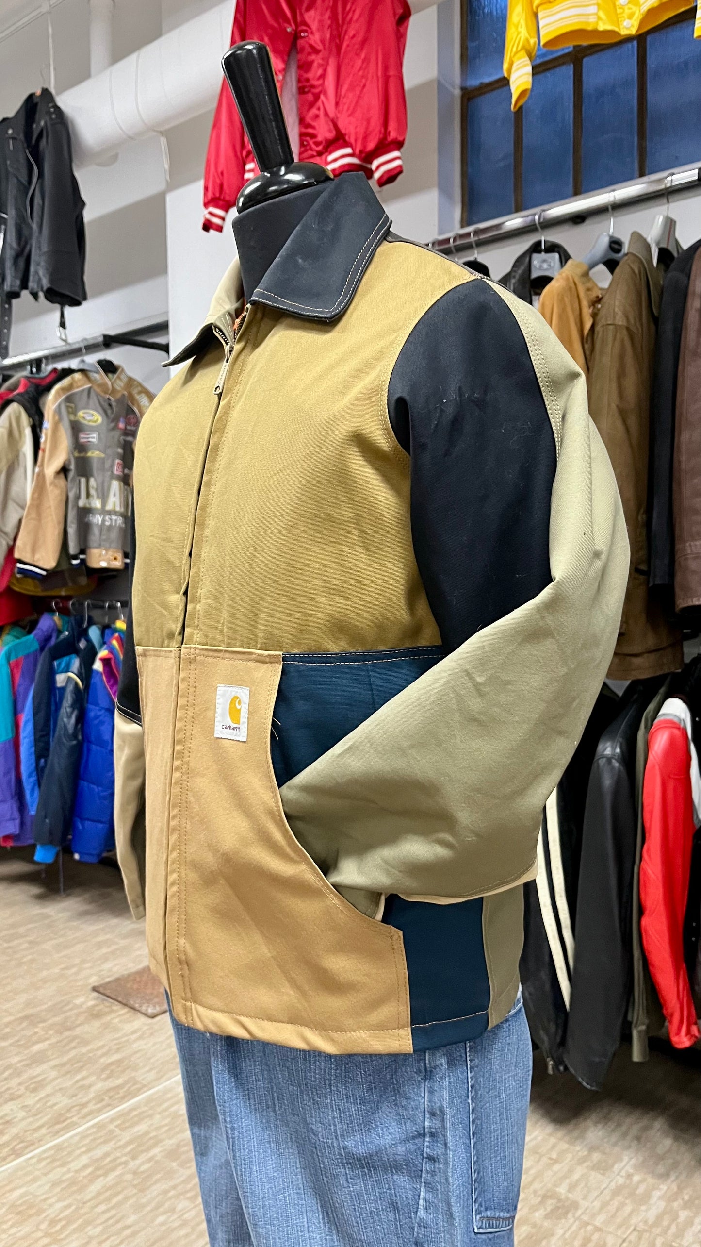 Giacca Carhartt patchwork