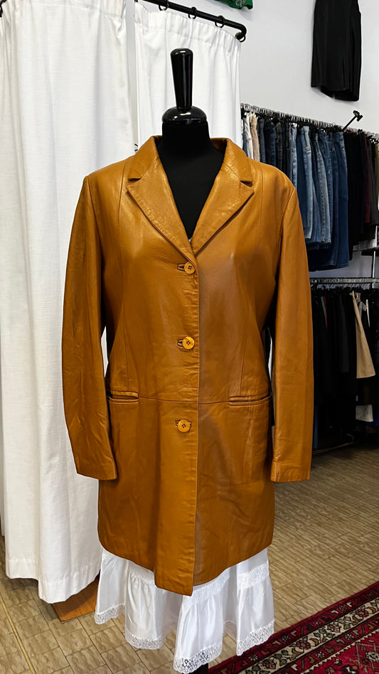 Trench in pelle