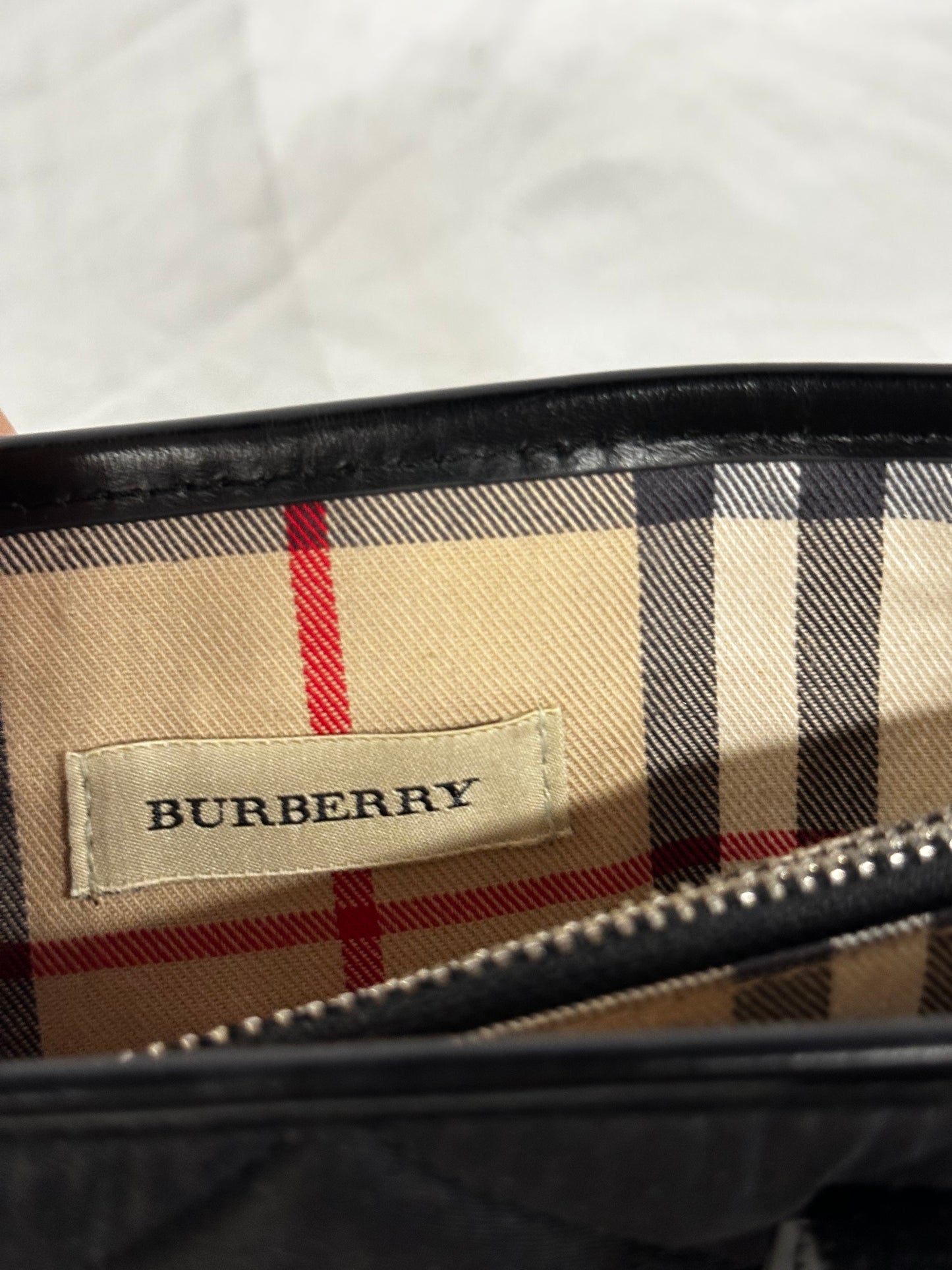 Burberry Quilted Nylon Tote Bag
