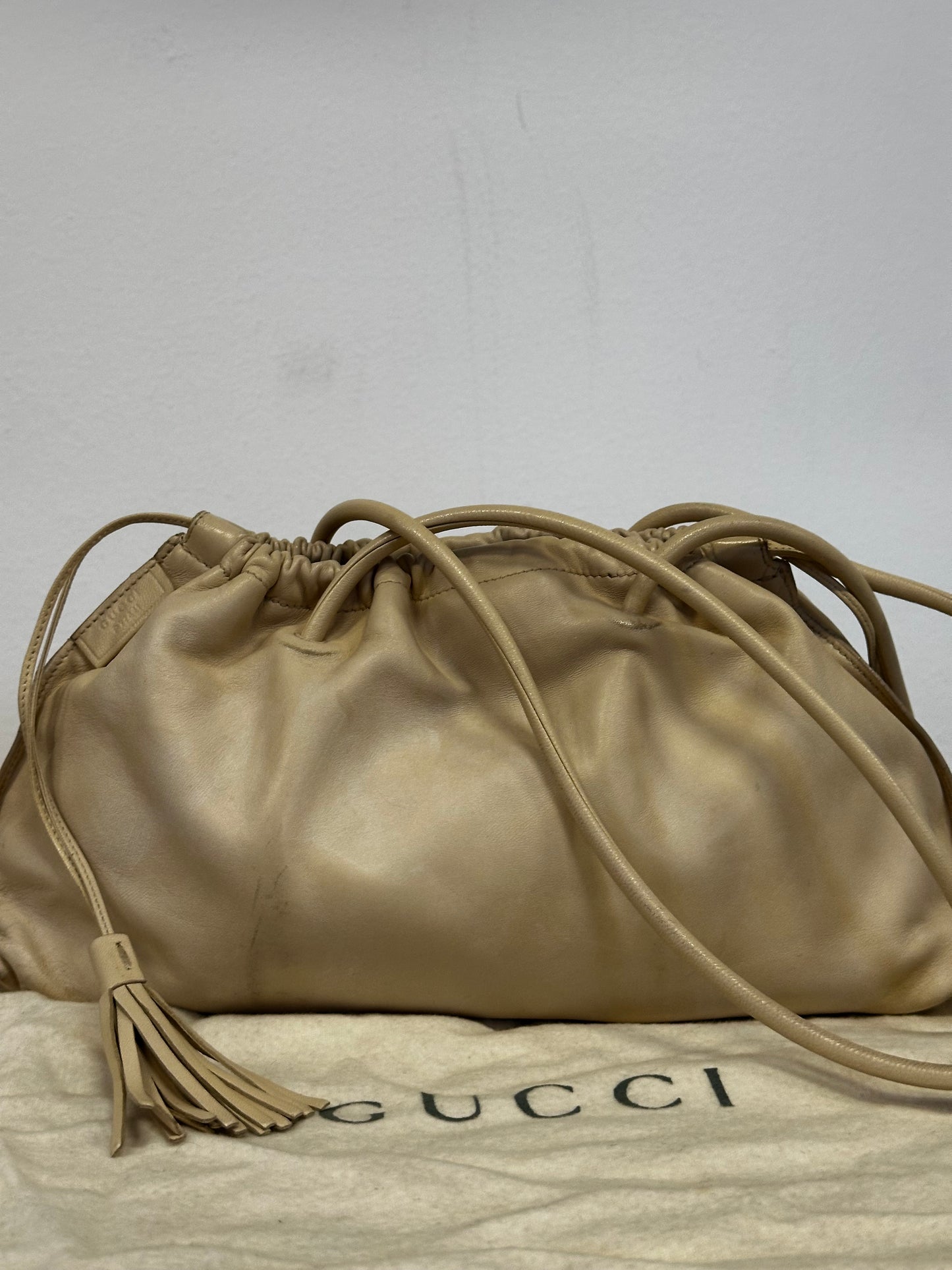 Gucci Drawstring Shoulder Bag Vintage