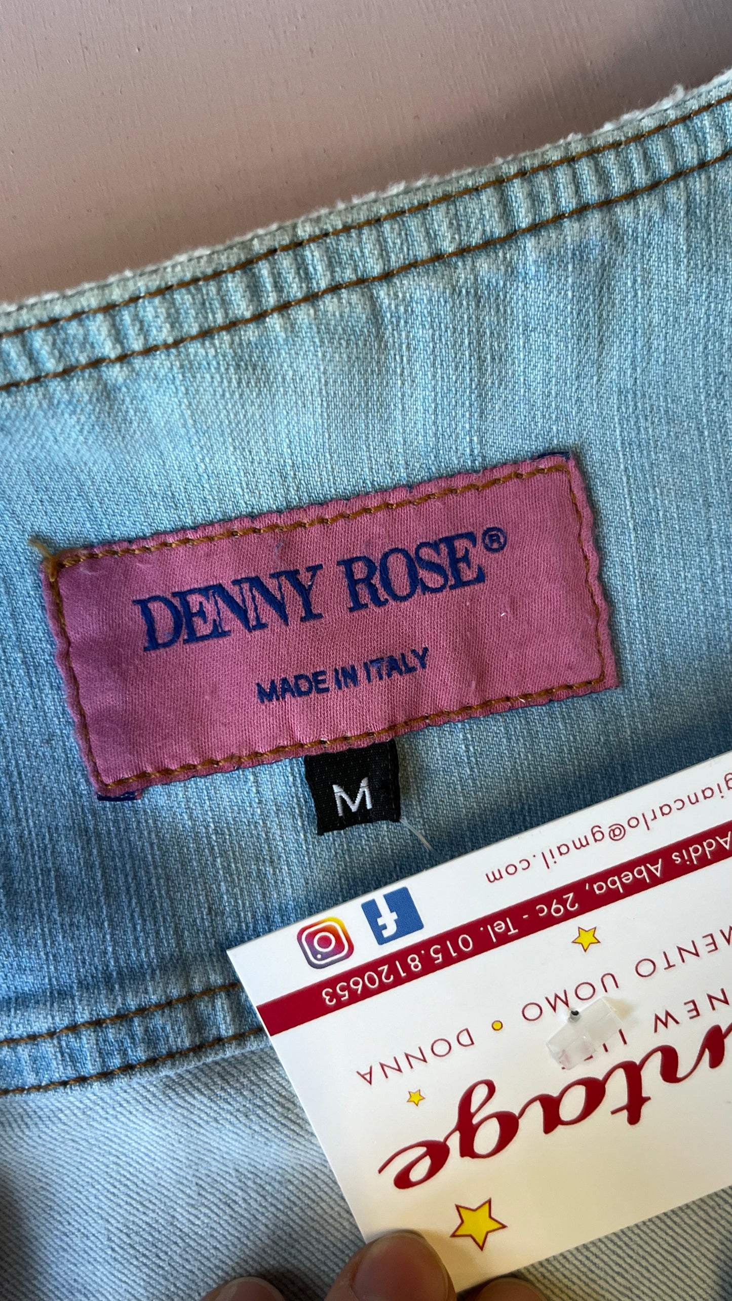 Gilet in denim Denny Rose