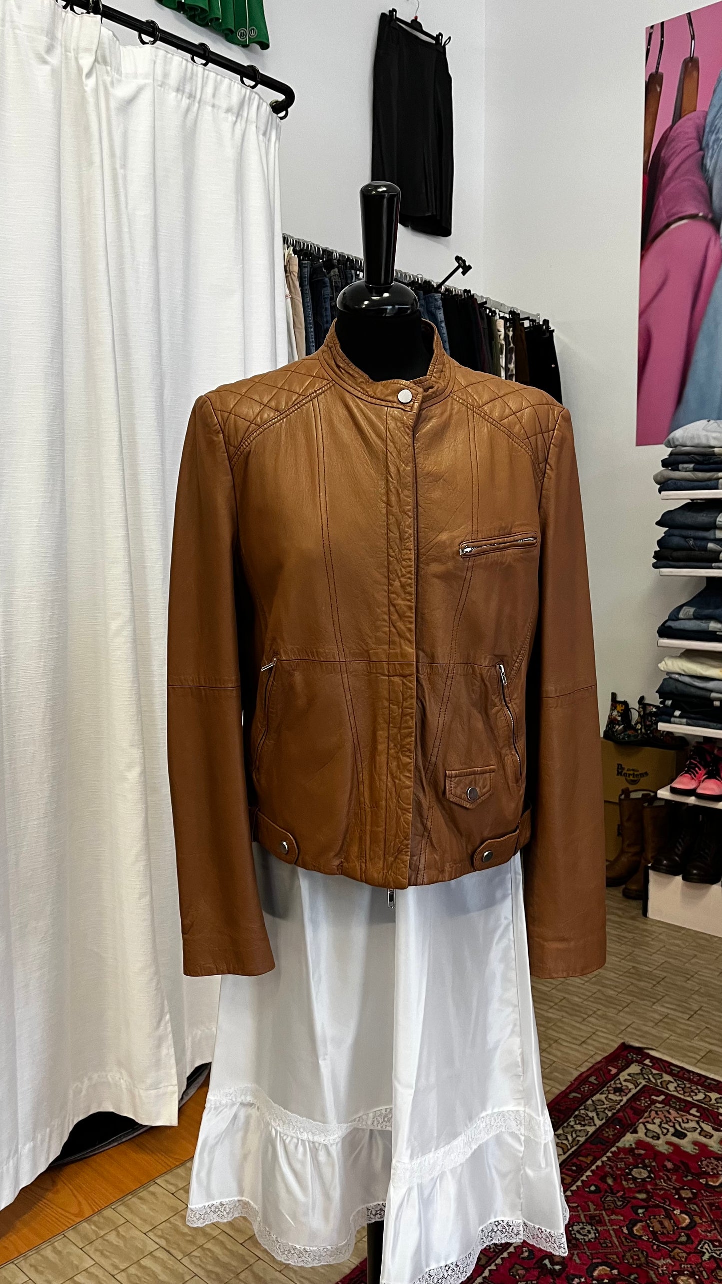 Giacca in pelle Stefanel – Vintage New Life Biella