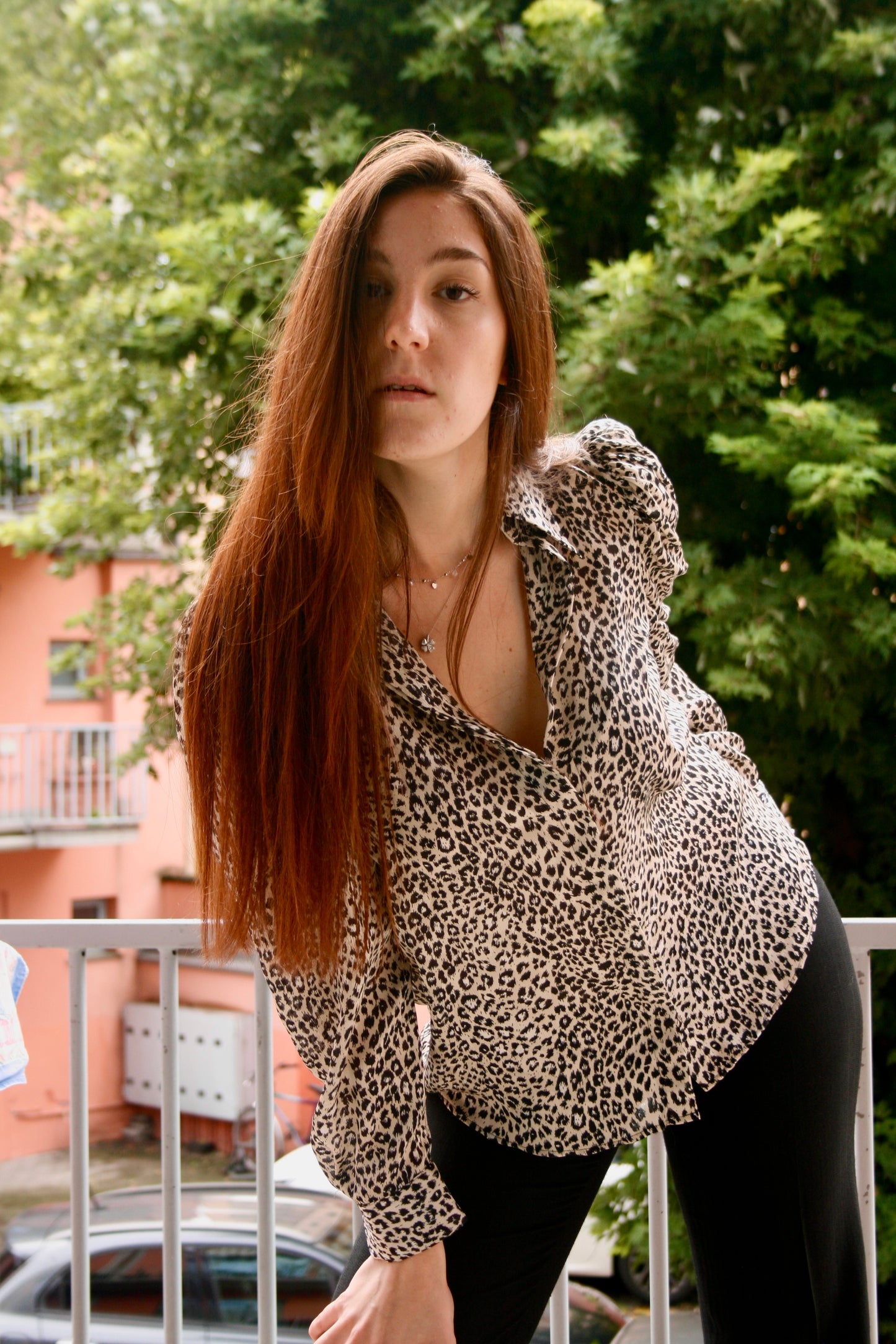 Blusa leopardata