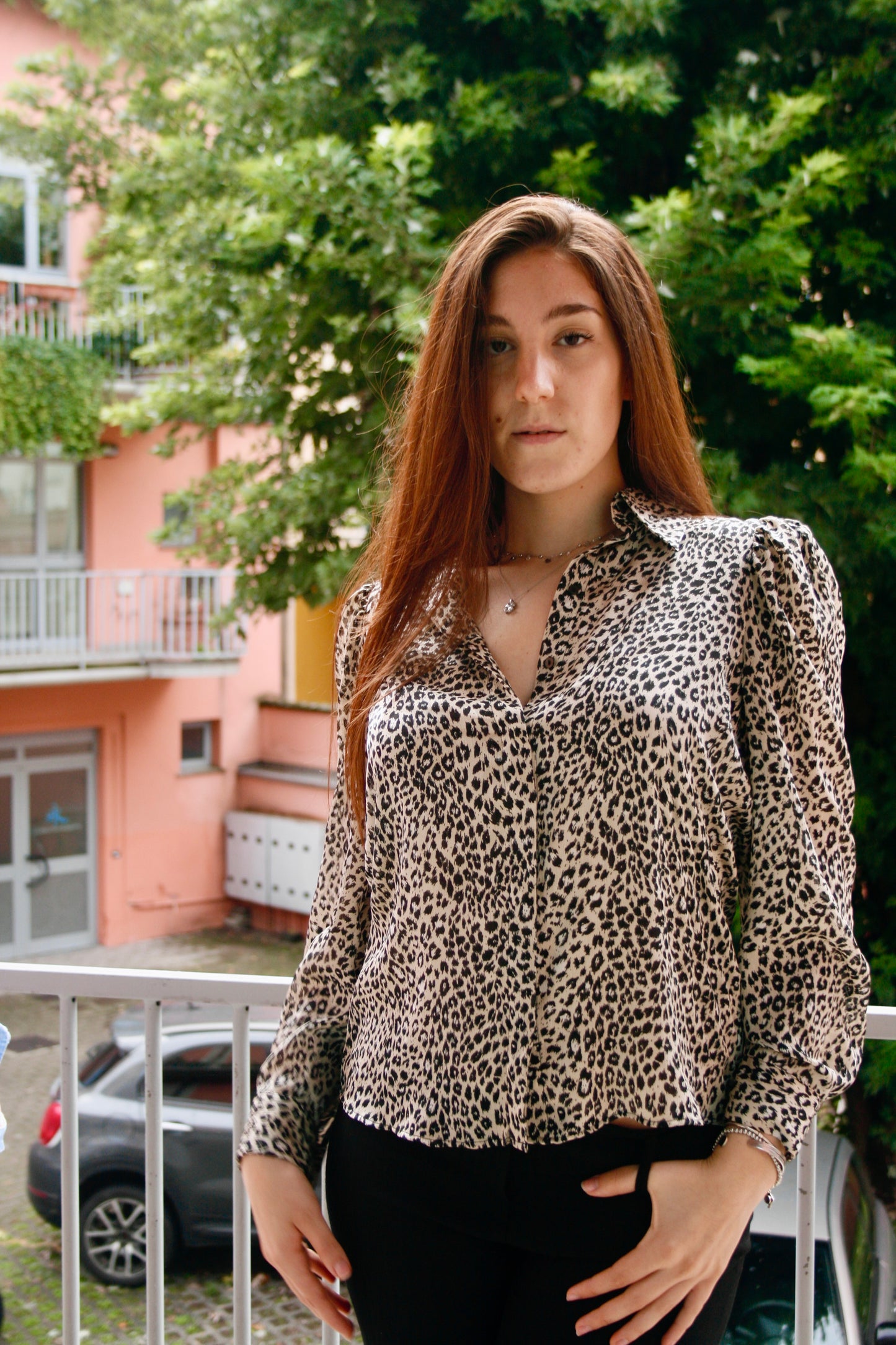 Blusa leopardata