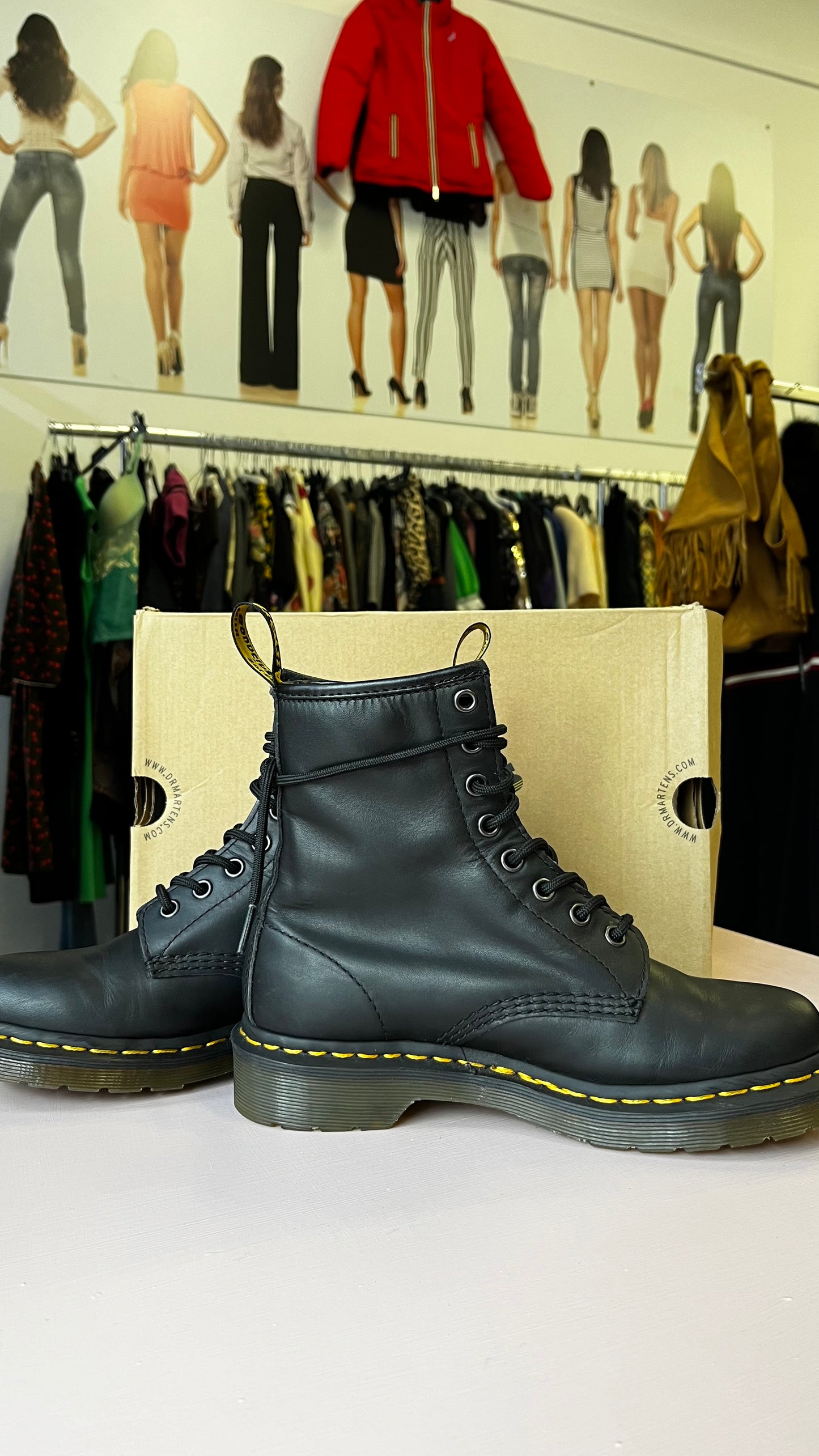 Dr. Martens nere opache (n.37)