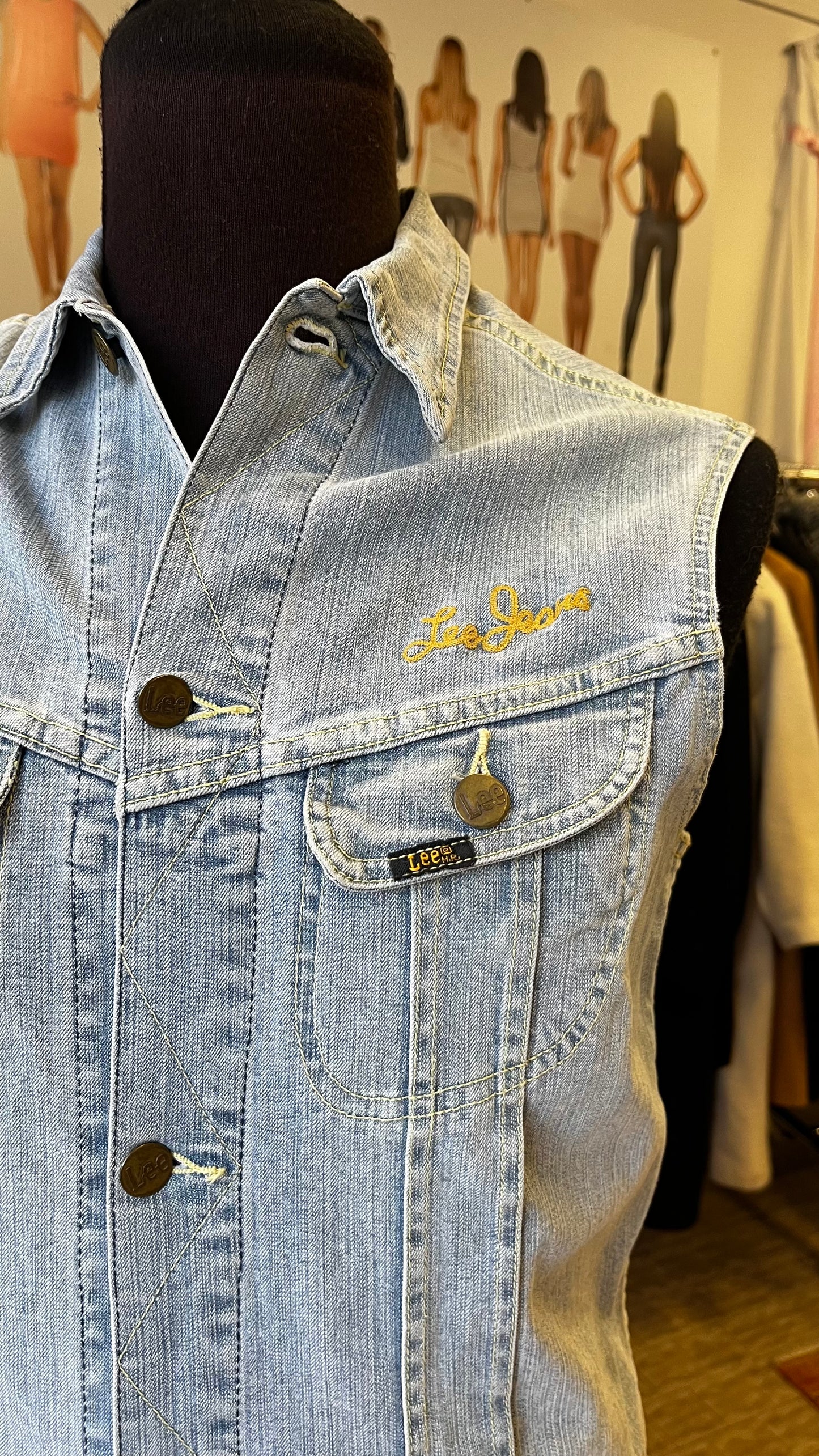 Gilet in denim Lee