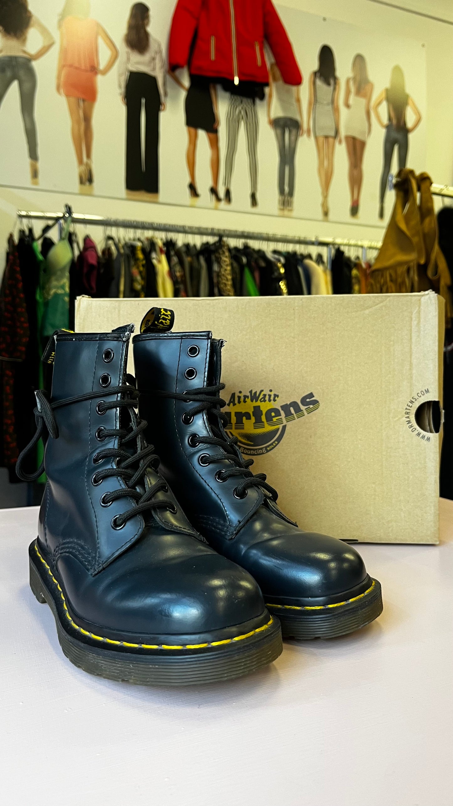 Dr. Martens blu lucide (n.36)