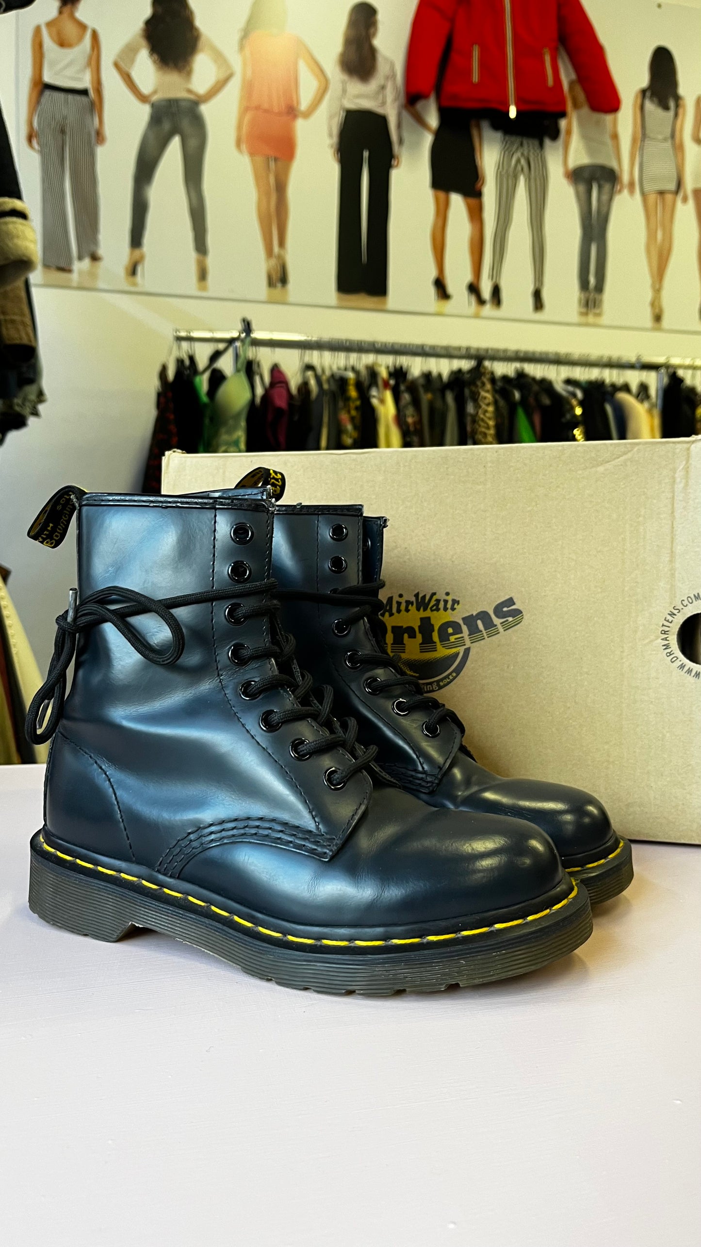 Dr. Martens blu lucide (n.36)