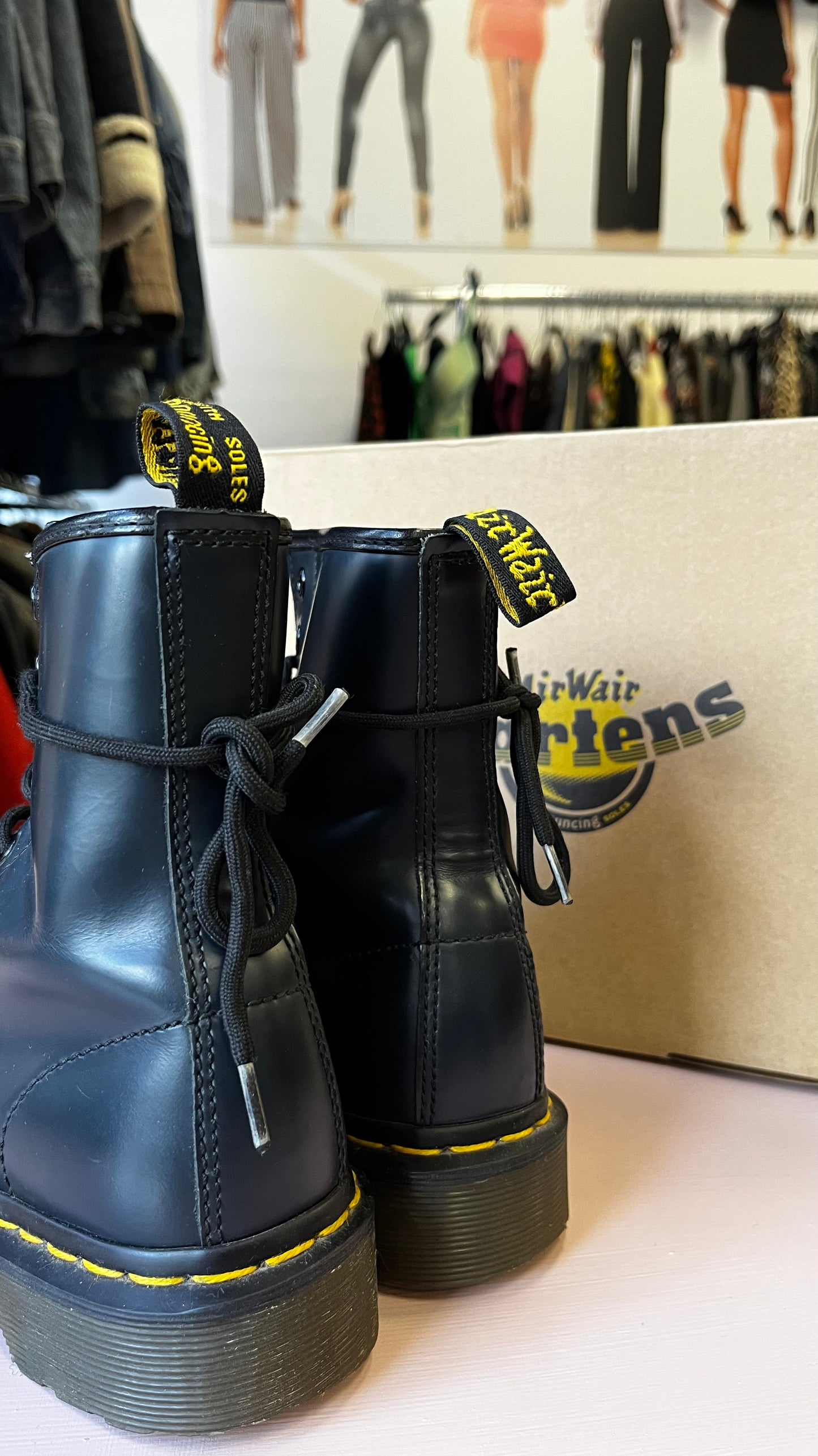 Dr. Martens blu lucide (n.36)