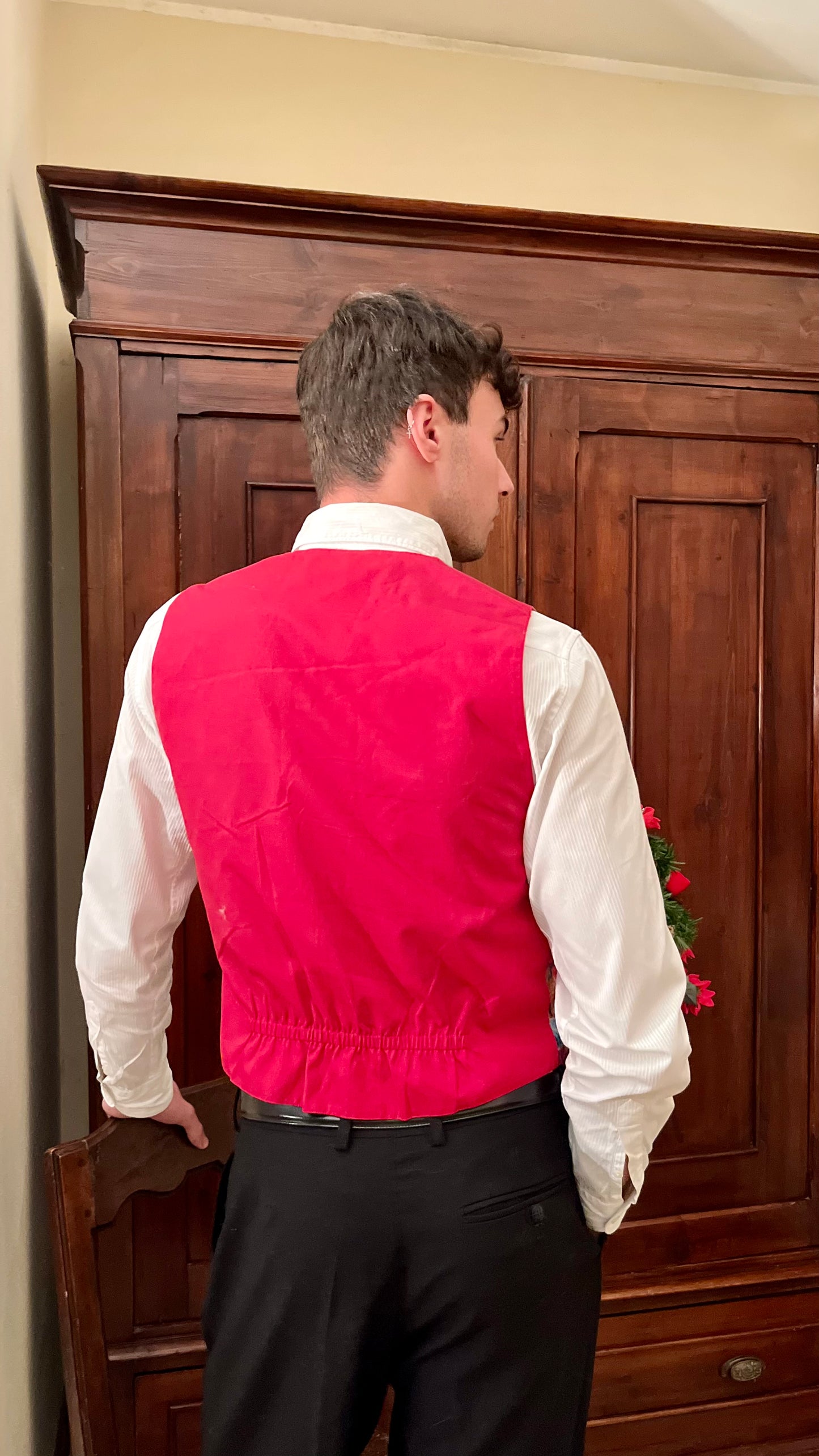 Gilet vintage reversibile