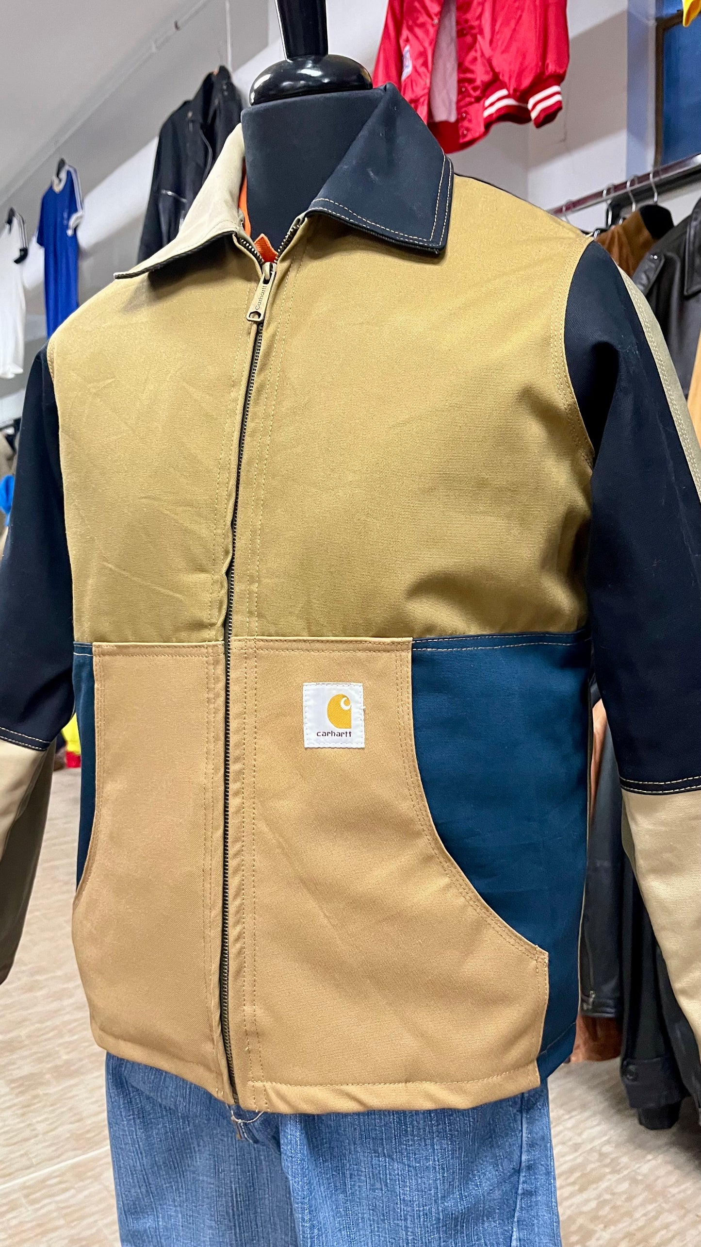 Giacca Carhartt patchwork