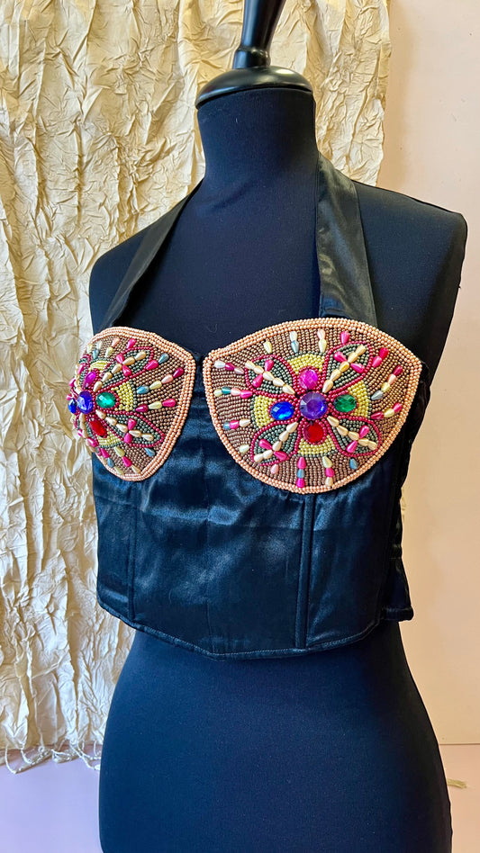 Corsetto vintage con pietre