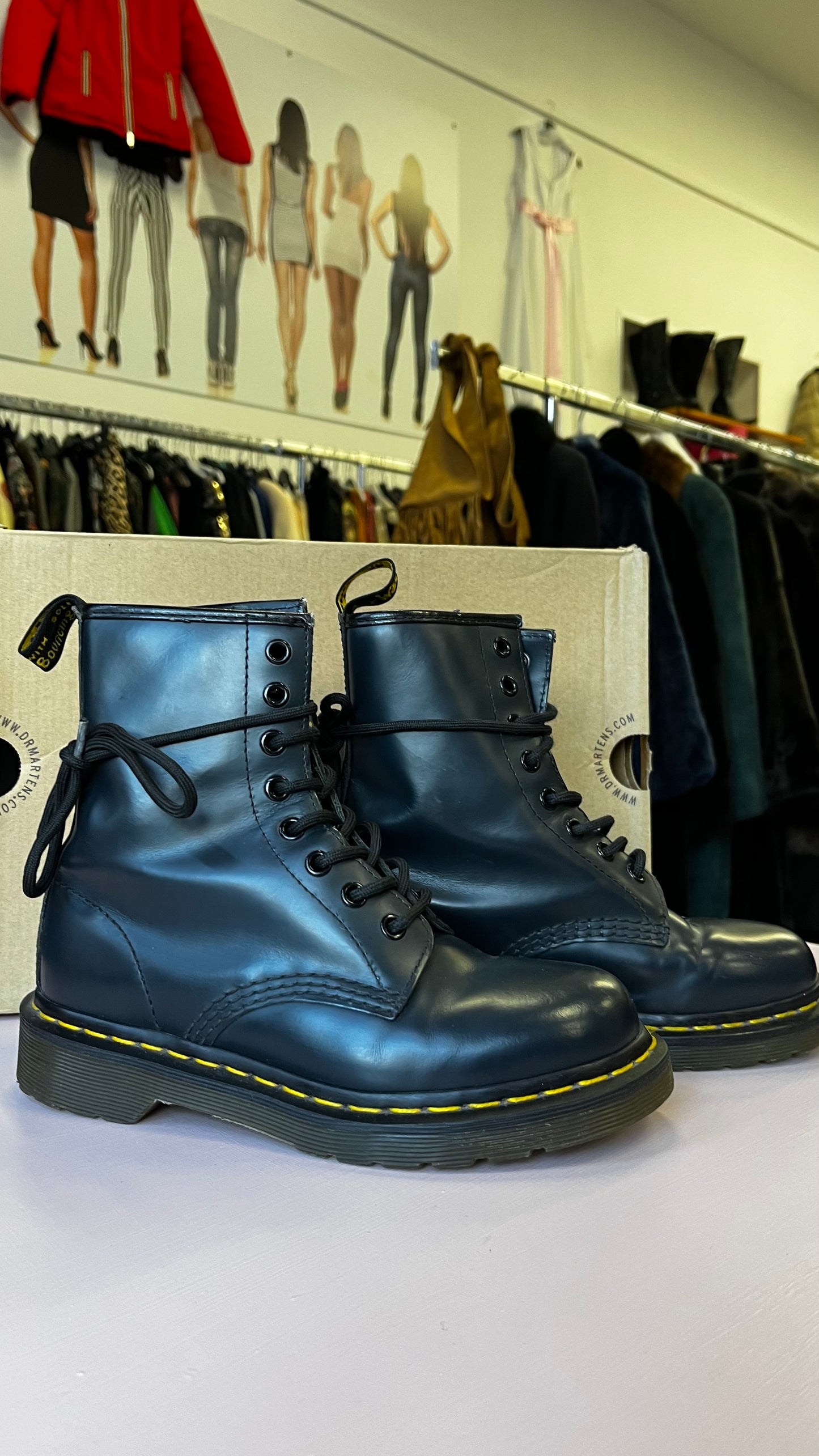 Dr. Martens blu lucide (n.36)