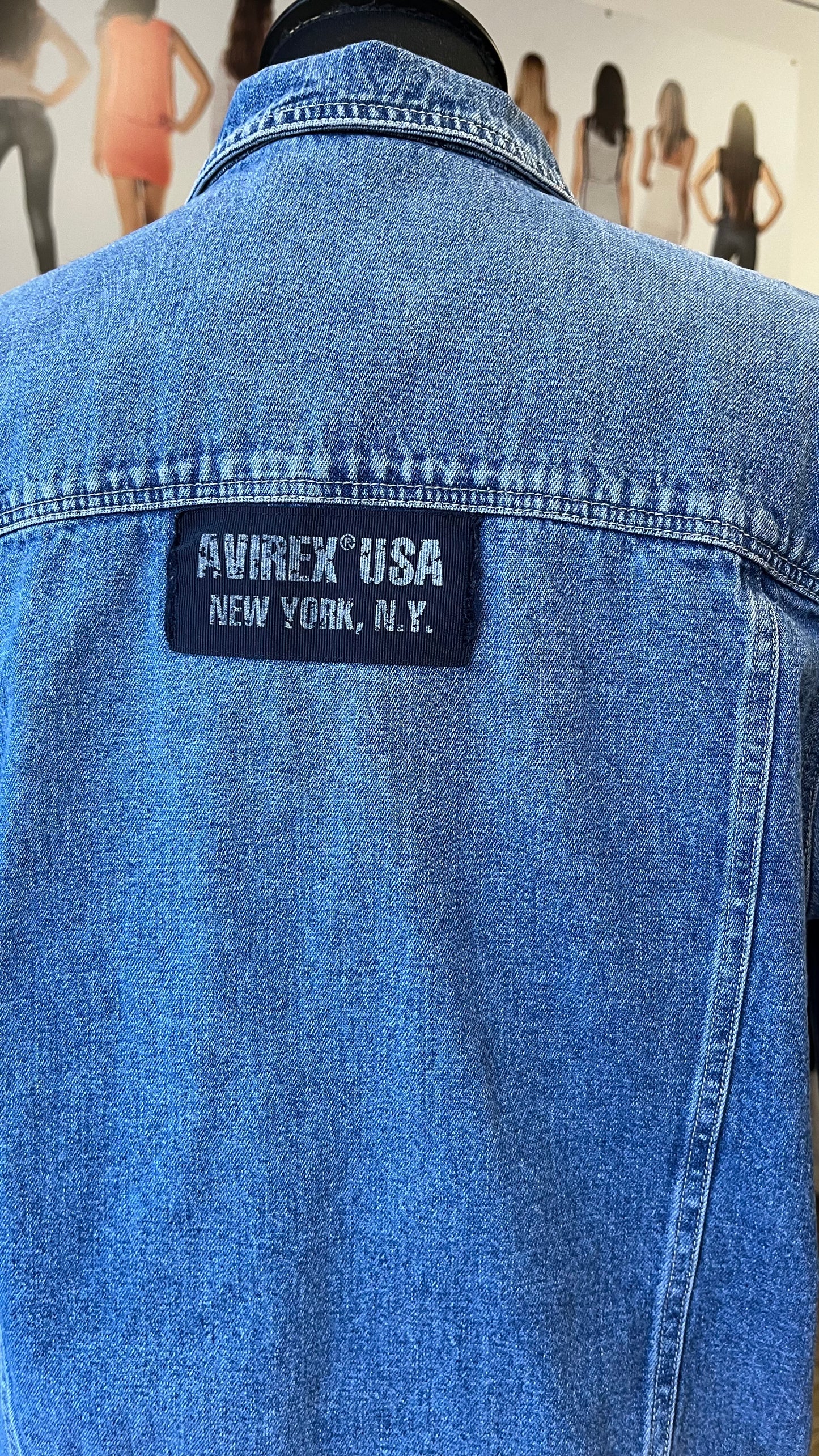 Giacca in denim Avirex USA