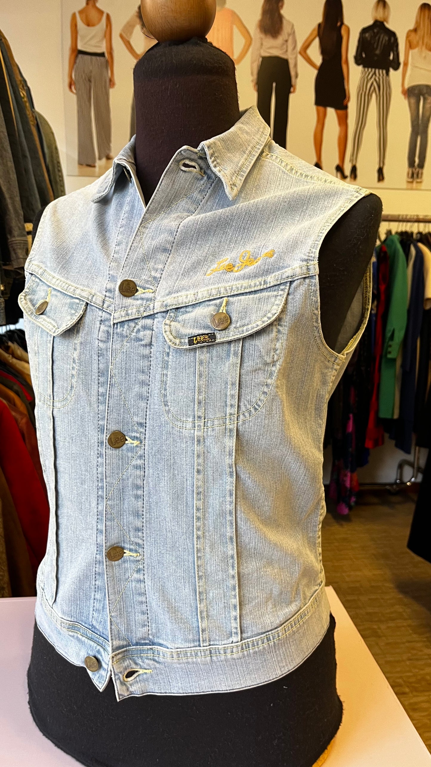 Gilet in denim Lee