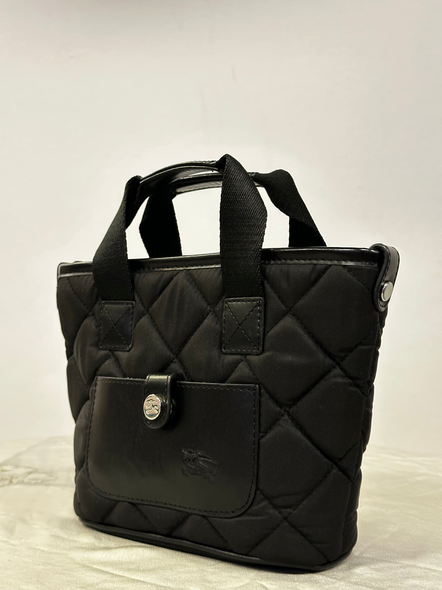 Burberry Quilted Nylon Tote Bag