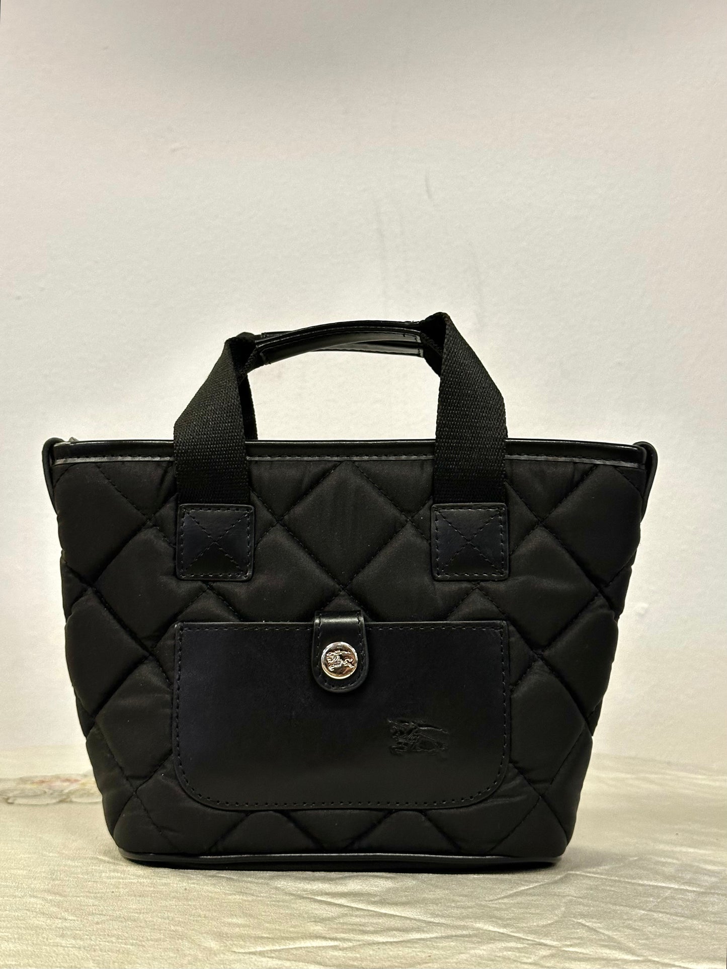 Burberry Quilted Nylon Tote Bag