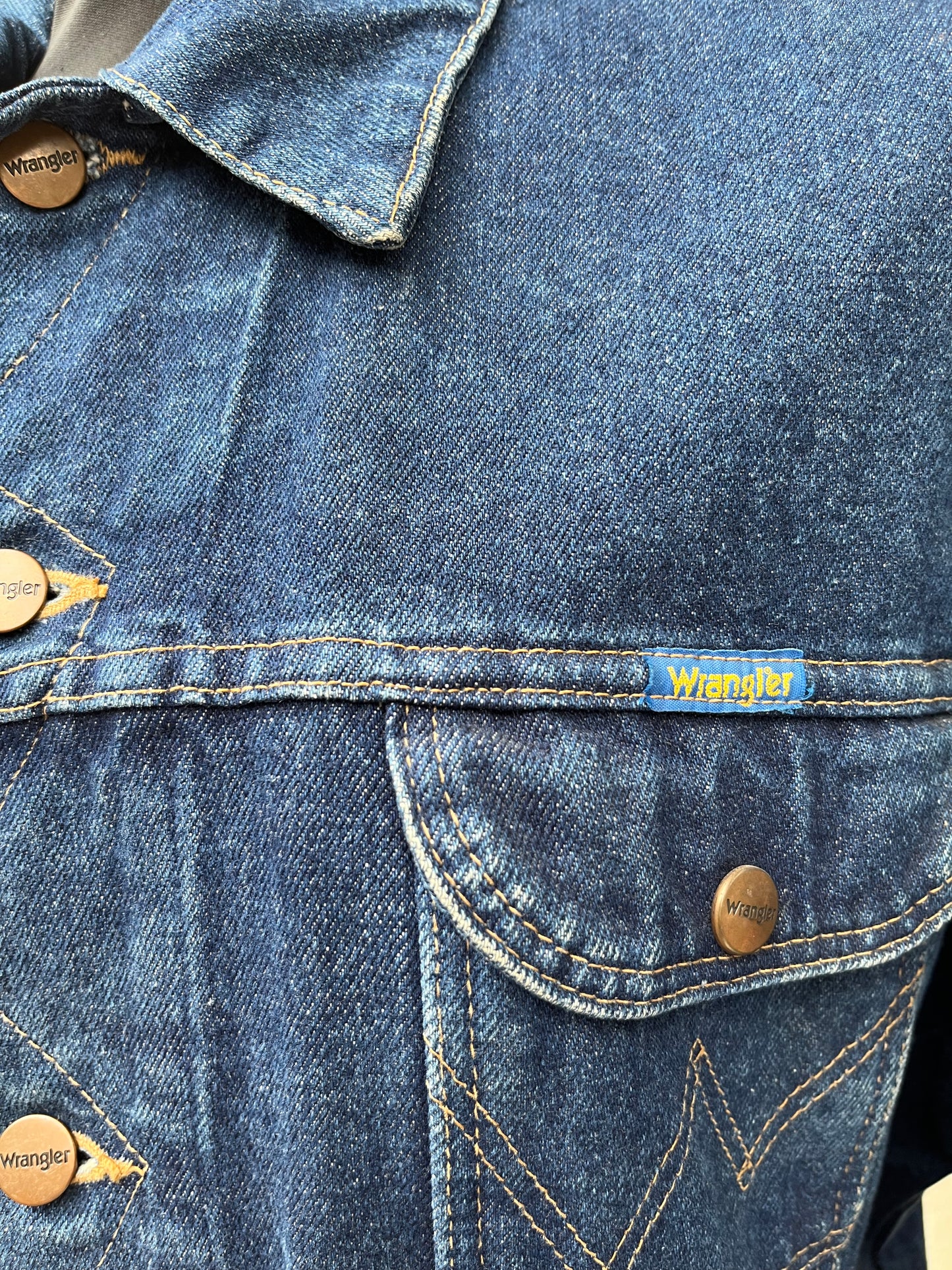 Giacca in denim Wrangler vintage